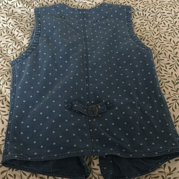 & Sons denim button down vest - Picture 8 of 8